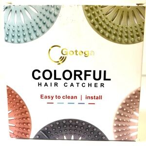 Gotega 5 Colorful hair catchers for bath or kitchen 5” NIB